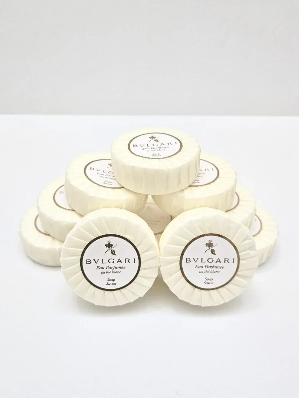 Bvlgari Eau Parfumee au the Blanc Soap 75g/2.6oz - Pack of 10
